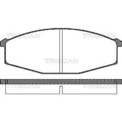 Sada brzdových platničiek kotúčovej brzdy TRISCAN 8110 14127