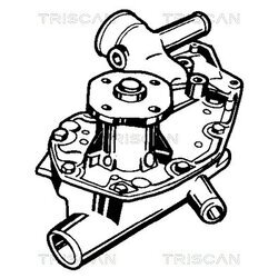 Vodné čerpadlo, chladenie motora TRISCAN 8600 27105 - obr. 1