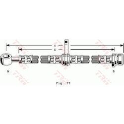 Brzdová hadica TRW PHD279