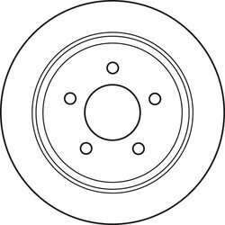 Brzdový kotúč TRW DF4878 - obr. 1