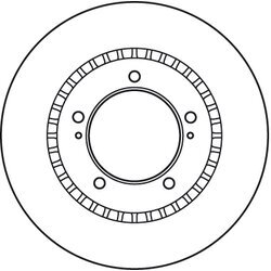 Brzdový kotúč TRW DF4912 - obr. 1