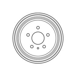 Brzdový bubon TRW DB4285 - obr. 1