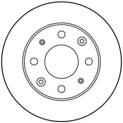 Brzdový kotúč TRW DF1973 - obr. 1