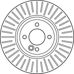 Brzdový kotúč TRW DF6016 - obr. 1