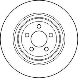 Brzdový kotúč TRW DF6028S - obr. 1