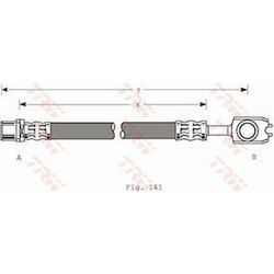 Brzdová hadica TRW PHD350