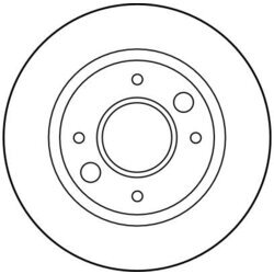 Brzdový kotúč TRW DF1208 - obr. 1