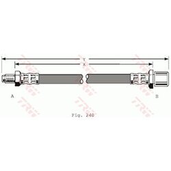 Brzdová hadica TRW PHB374
