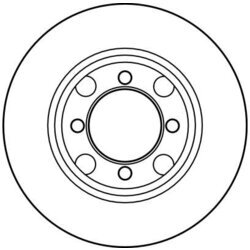 Brzdový kotúč TRW DF2607 - obr. 1