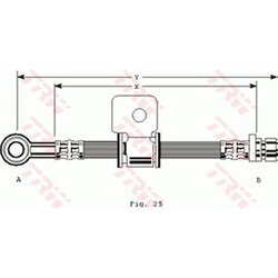 Brzdová hadica TRW PHD143