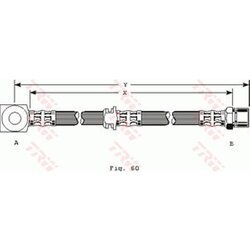 Brzdová hadica TRW PHD267