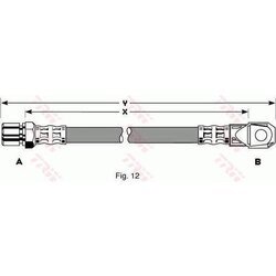 Brzdová hadica TRW PHD313