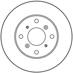 Brzdový kotúč TRW DF3109 - obr. 1