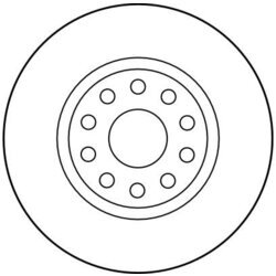 Brzdový kotúč TRW DF2761 - obr. 1