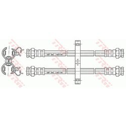 Brzdová hadica TRW PHA357 - obr. 1