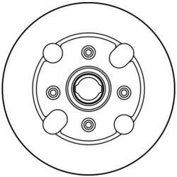 Brzdový kotúč TRW DF1754
