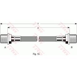 Brzdová hadica TRW PHC178