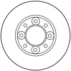 Brzdový kotúč TRW DF1301 - obr. 1