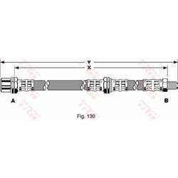 Brzdová hadica TRW PHB252