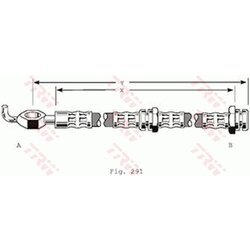 Brzdová hadica TRW PHD220