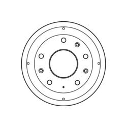 Brzdový bubon TRW DB4084 - obr. 1