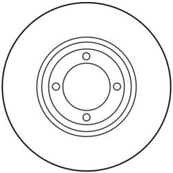 Brzdový kotúč TRW DF1210 - obr. 1