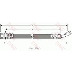 Brzdová hadica TRW PHD162