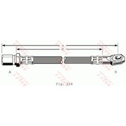 Brzdová hadica TRW PHD241