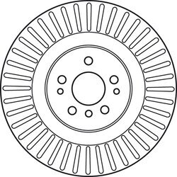 Brzdový kotúč TRW DF6013S - obr. 1