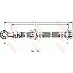 Brzdová hadica TRW PHD234