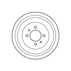Brzdový bubon TRW DB4218 - obr. 1