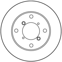 Brzdový kotúč TRW DF2710 - obr. 1