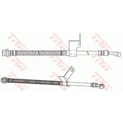 Brzdová hadica TRW PHD1147 - obr. 1