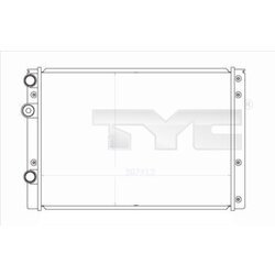 Chladič motora TYC 737-0038