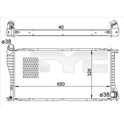 Chladič motora TYC 703-0007