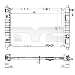 Chladič motora TYC 706-0004