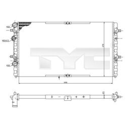 Chladič motora TYC 731-0002