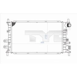 Chladič motora TYC 710-0033