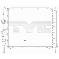 Chladič motora TYC 728-0008-R