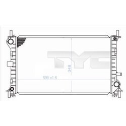 Chladič motora TYC 710-0040