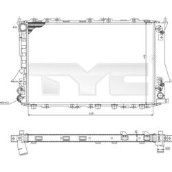 Chladič motora TYC 702-0029-R