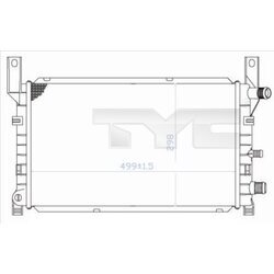 Chladič motora TYC 710-0048