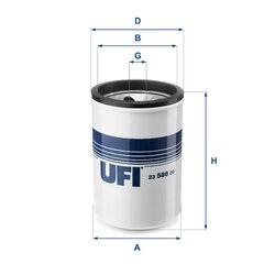 Olejový filter UFI 23.588.00