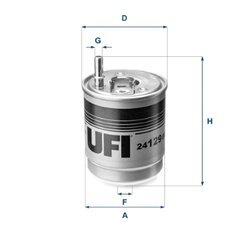 Palivový filter UFI 24.129.00