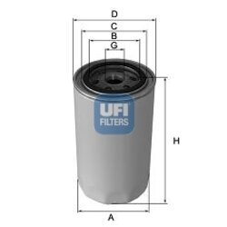 Filter chladiva UFI 29.006.00