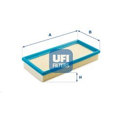 Vzduchový filter UFI 30.851.00