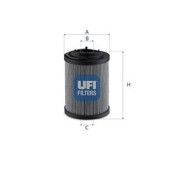 Filter pracovnej hydrauliky UFI 83.073.00