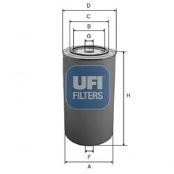 Palivový filter UFI 24.089.00