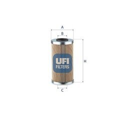 Filter pracovnej hydrauliky UFI 76.225.00