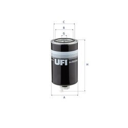 Palivový filter UFI 24.503.00